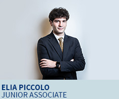 Elia Piccolo- Junior Associate